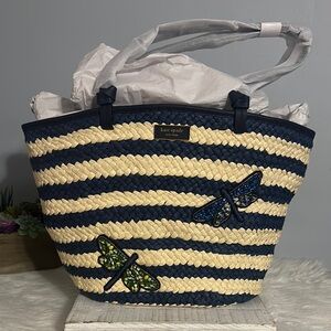 Nwt Kate spade shore thing dragonfly tote bag